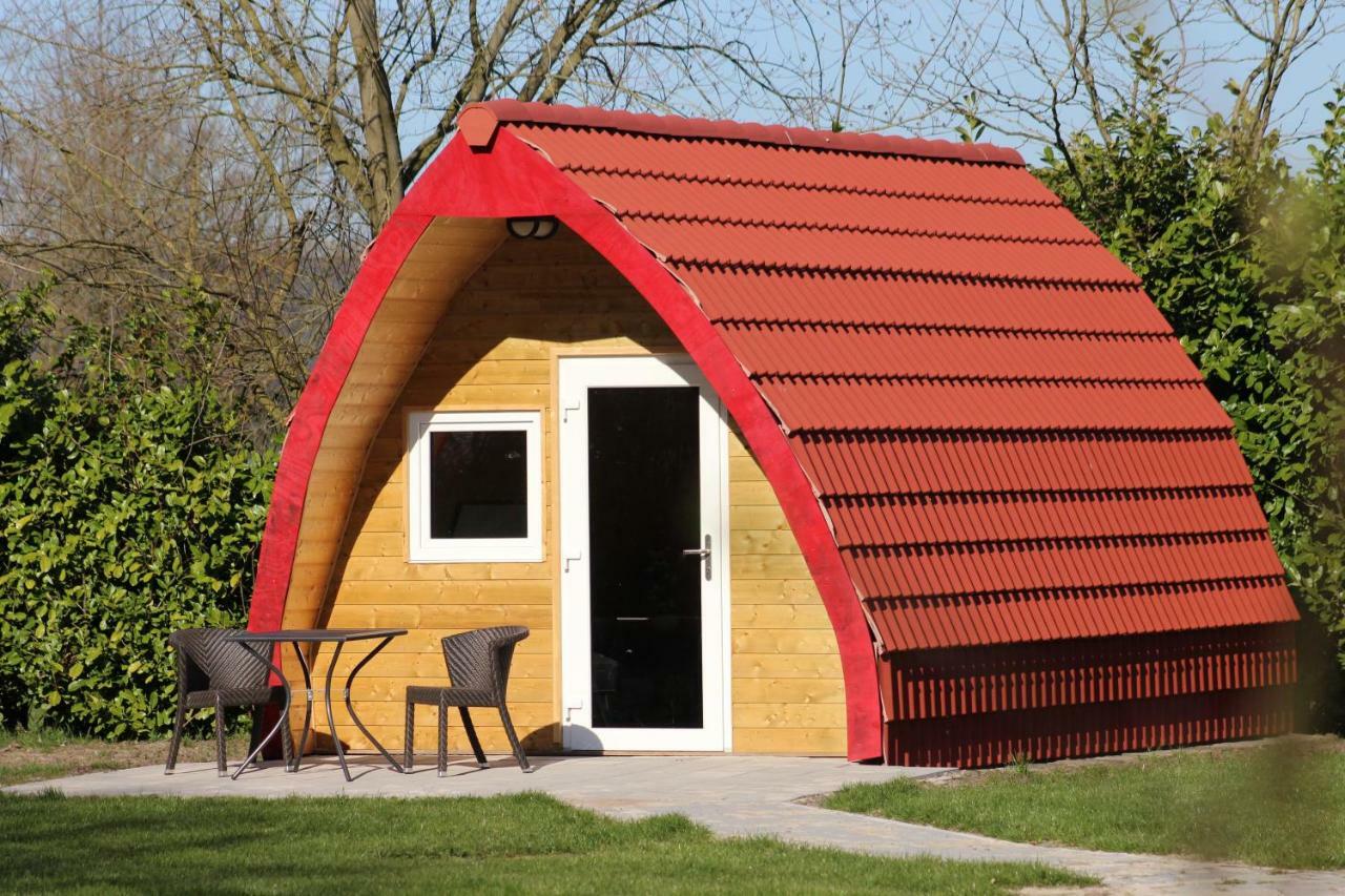 Luxe Eco Pod Op Camping De Stal Drijber Eksteriør billede