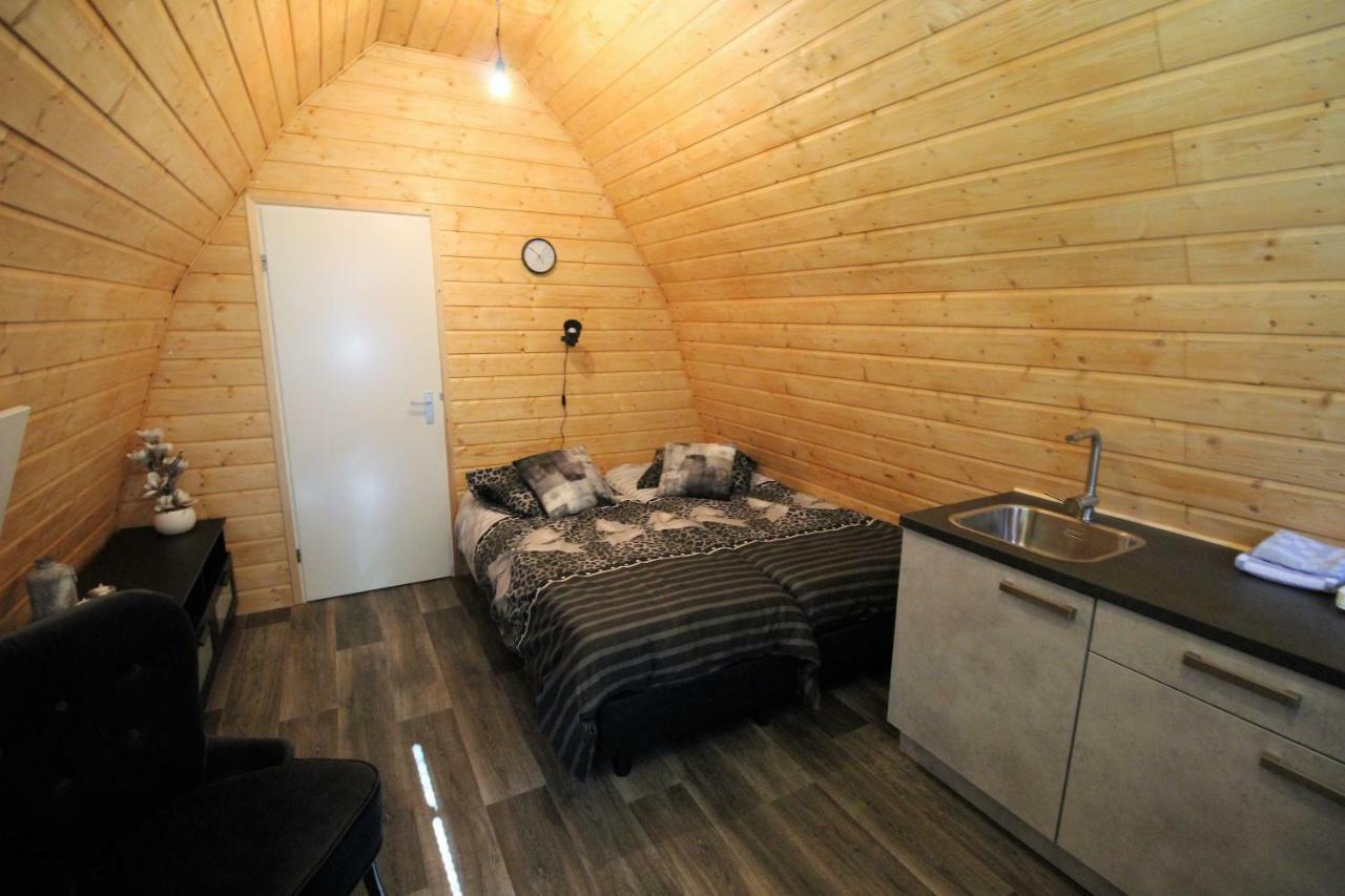 Luxe Eco Pod Op Camping De Stal Drijber Eksteriør billede
